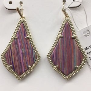 Kendra Scott Rainbow Calsilica Alex BNWT earrings
